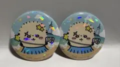 【ちいかわ】ホログラム缶バッジ／ラッコ　スカイツリー　2個セット