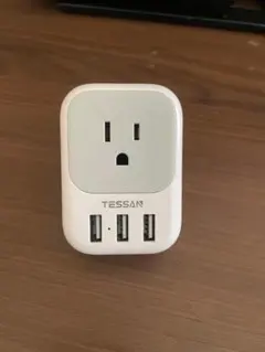 TESSAN 変換プラグ USBポート付き