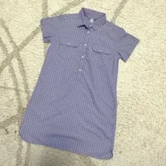 mont-bell 半袖シャツ ギンガムチェック 150cmのサムネイル