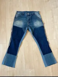 mnml ミニマル フレアワークデニム 32インチ