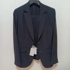 ニッセン　黒 ストライプ スーツ