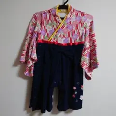 袴風ロンパース