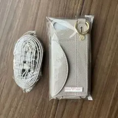 新品　iPhone SE スマホケース　スマホショルダー　カード　ストラップ