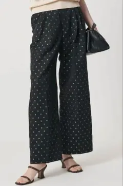 collab Relax サテンワイドパンツ 本日限定価格 - メルカリ