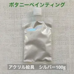 ボタニーペインティング　シルバー100g 専用アクリル絵具のサムネイル