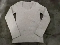 セゾンドパピヨン　Uネックニットトップス