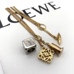 LOEWE パーソナライゼーション ネックレス ゴールド アルファベットダイスのサムネイル