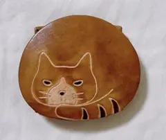 ✤ まんまる猫 ヤンピー製コインケース ✤