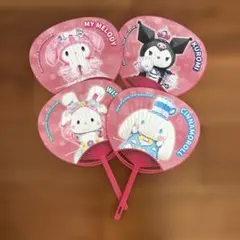 ソフトバンクホークス　うちわ　サンリオのサムネイル