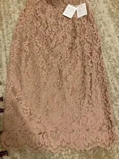 ドゥクラッセ　新品未使用タグ付き　総レーススカート　春夏