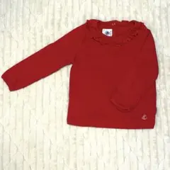 Petit Bateau 長袖Tシャツ 赤
