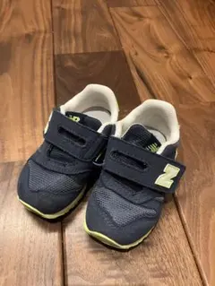 New Balance 373 ベビーシューズ ネイビー/ライム　12.5cm