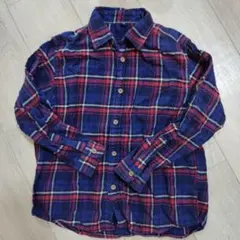UNIQLO 長袖チェックシャツ 130サイズ