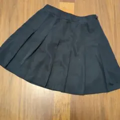 黒のプリーツミニスカート　140