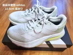 【新品未使用】箱有 adidas 22.5cm ランシュースニーカー グリーン