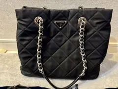 PRADA 黒 ナイロン キルティングバッグアーサー様専用