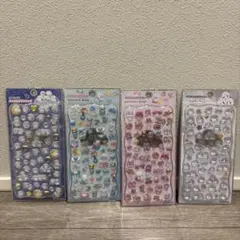 プチドロップステッカー　ジュエルプチドロップ　オリジナル　シマエナガ