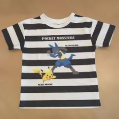 ポケットモンスター Tシャツ 120cm ピカチュウ ルカリオ