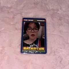 EXO ベクヒョン ベッキョン THE WAR POWER トレカ