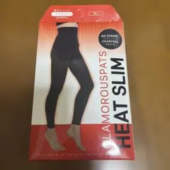 Glamorouspats Heat Slim 着圧レギンス M-L チャコール