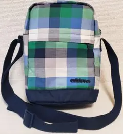 adidas ショルダーバッグ チェック柄