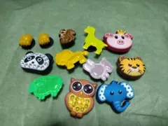 アニマルキャラクターモチーフ★ジビッツまとめ売り◯クロックス◯チャーム