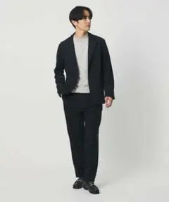 BEAUTY&YOUTH 25AWブラッシュドツイル セットアップ ネイビー S