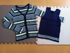 VICKY アンサンブル カーディガン ノースリーブのサムネイル