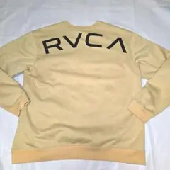 RVCA ベージュ裏ボア スウェット トレーナーLサイズ相当