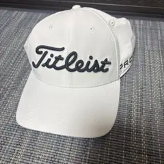 【タイトリスト】ゴルフキャップ　白②