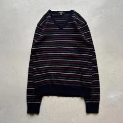 00s j.crew border knit ボーダー ニット マルチカラー