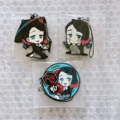 鬼滅の刃 魘夢 ラバーストラップ 3点