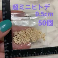 ピース様 リクエスト 2点 まとめ商品　ミニヒトデ　0.5cm レジン　星　素材