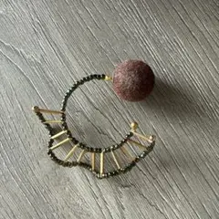 H.P FRANCE C.A.D ショートフリルピアス
