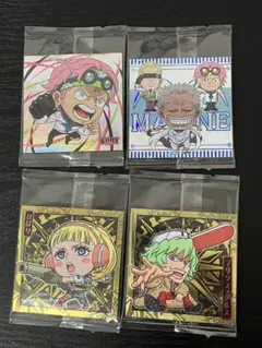 ワンピース大海賊シールウエハースLOG10 シークレット含む４枚セット