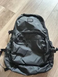 FREDRIK PACKERSブラックナイロンリュック レオパード柄ハンドル