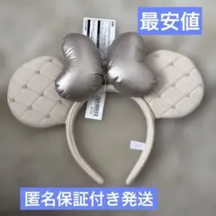 ディズニー　ミニー　カチューシャ　スパンコール　ビーズ　リボン