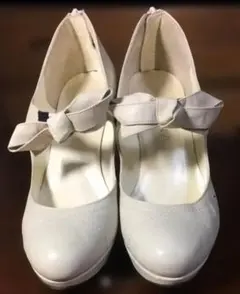 ダイアナ　白　ハイヒール　24.5㎝