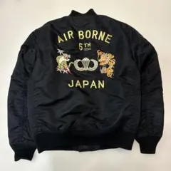 美品 希少 Houston ma-1 スカジャン スーベニアジャケット ブラックのサムネイル