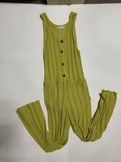 JEANASIS グリーン サロペット