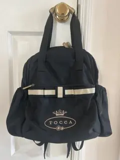 TOCCA ブラック リュック・バックパック　マザーズバッグ トッカ　黒