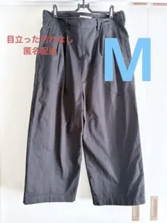 TRAVAIL MANUEL コンパクトチノ　2タックワイドパンツ S