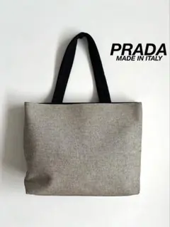 90s PRADA ARCHIVE CANVAS TOTE HAND BAG