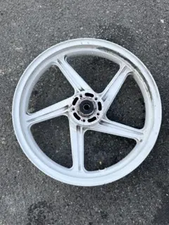 NSR50前後セットホイール ホワイト 3本スポーク 12インチ - メルカリ