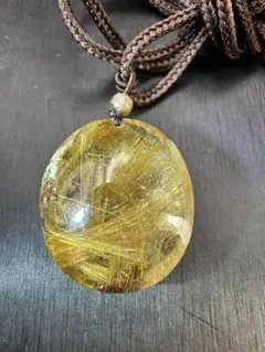 ルチルクォーツ ペンダント ネックレス