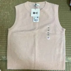 ユニクロシー　カシミヤクルーネックショートセーター