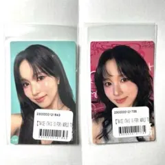 TWICEミナ オンラインくじ ステッカー THIS IS FOR 2枚組