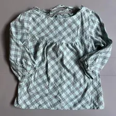 Burberry 水色 チェック柄 140