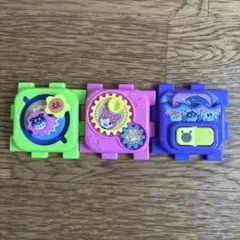 【美品】アンパンマン てあそびいっぱい 知育食玩 3個セット