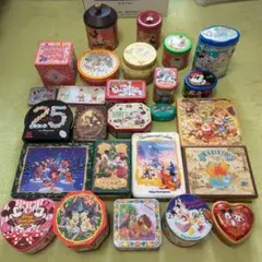 ディズニー　空き缶　26缶　まとめ売り ミッキー　ダッフィー 　レアキャラ有り